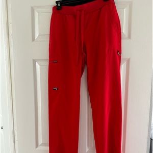 Grey’s Anatomy Red Woman’s scrub pants size regular/small